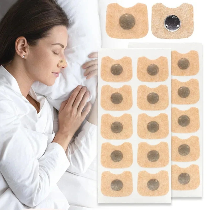 Hot sale,30-120Pcs Nose Breathing Patches Magnetic Suction Iron Nasal Strips Increase Air Improve Sleep Quality Reduce Snoring