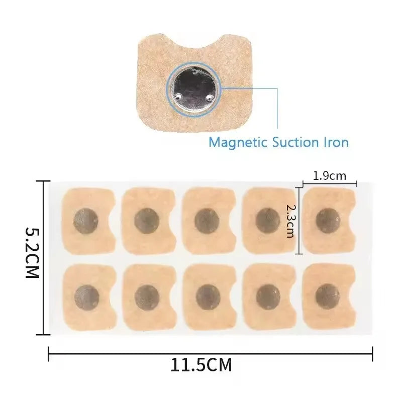 Hot sale,30-120Pcs Nose Breathing Patches Magnetic Suction Iron Nasal Strips Increase Air Improve Sleep Quality Reduce Snoring